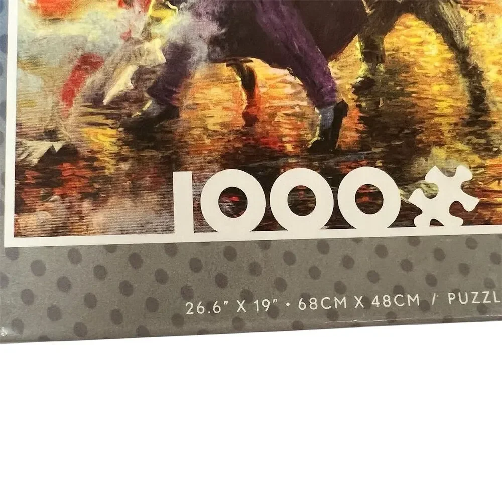 Thomas Kinkade Batman 1000 Piece Puzzle The Dark Knight Saves Gotham City